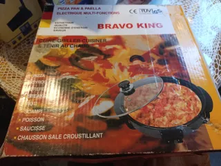 Paellera Eléctrica Bravo King Multifunción 32cm