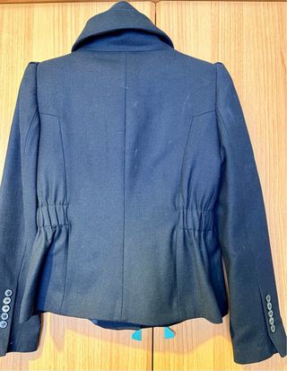 Chaqueta Zara Woman Entallada Negra