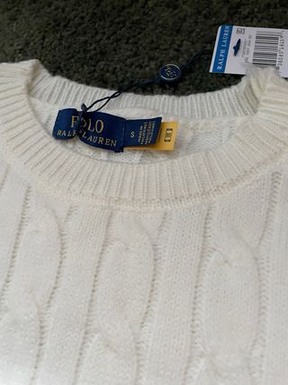 Jersey Polo Ralph Lauren Blanco Talla S