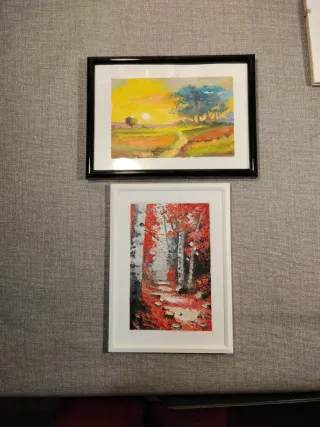 Piccoli quadri dipinti ad olio