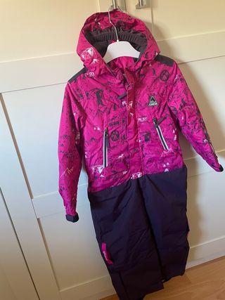 Mono de Nieve Infantil Rosa