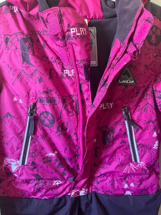 Mono de Nieve Infantil Rosa