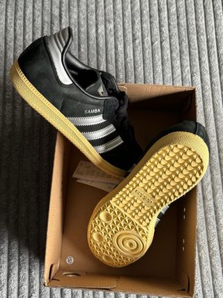 Adidas Samba OG Negro/Plata Talla 38.5