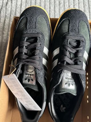 Adidas Samba OG Negro/Plata Talla 38.5