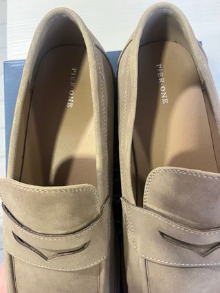 Mocassini uomo beige/marrone