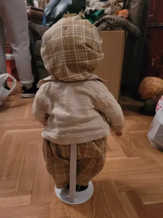 Muñeco Porcelana Vintage Niño Traje