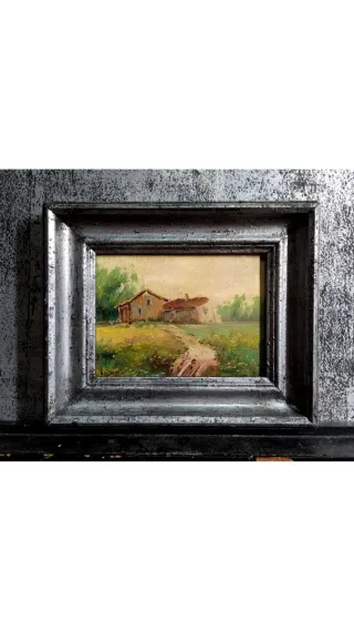 PAISAJE OLEO CUADRO ANTIQUE № 69