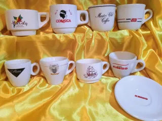 Set 16 Tazzine Caffè Porcellana