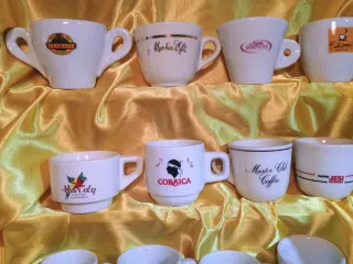 Set 16 Tazzine Caffè Porcellana