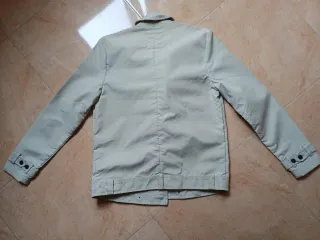 Abrigo Calvin Klein Beige Doble Botonadura