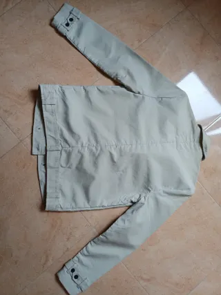 Abrigo Calvin Klein Beige Doble Botonadura