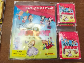 DISNEY JUNIOR - 1 ALBUM + 50 SOBRES CROMOS PANINI