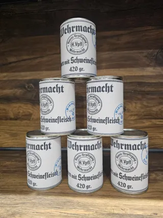 RACIÓN ALEMANA II GUERRA MUNDIAL. REPRO