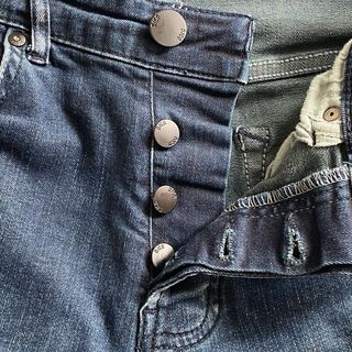 Pantalones Vaqueros Slim Azul Oscuro