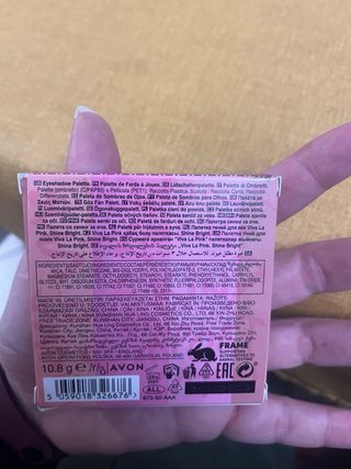 Palette Ombretti Avon Rosa e Viola