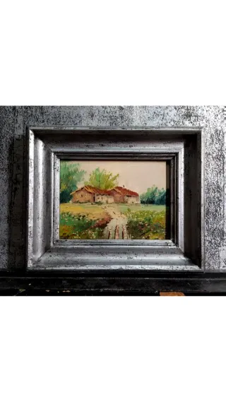 PAISAJE OLEO CUADRO ANTIQUE № 70