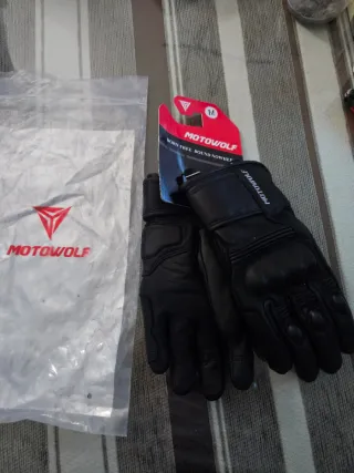 Guantes Moto MOTOWOLF Talla M Nuevos