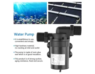 Bomba de agua 1/2 rosca 24 v. Y fuente alimentaci