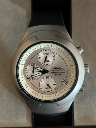 Reloj Seiko Chronograph Cuarzo Caja Original