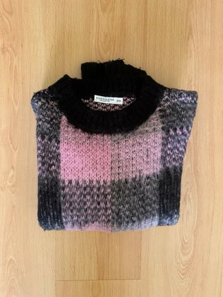 Jersey Studio Eleven cuadros rosa/negro Talla S