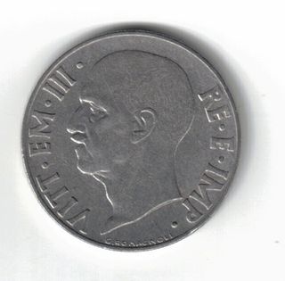 Moneta 20c XIX° Impero V.Emanuele del 1940