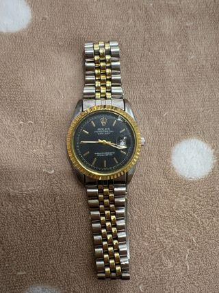 Rolex Oyster Perpetual Datejust Nero/Oro