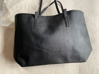 Borsa Tote Nera con Foulard