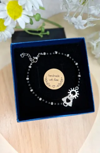 Pulsera Ónix Virgen Del Pilar.