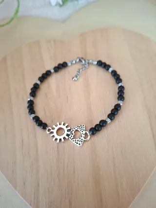 Pulsera Ónix Virgen Del Pilar.