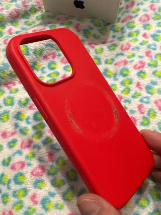Cover iPhone 15 Pro Rosso Apple