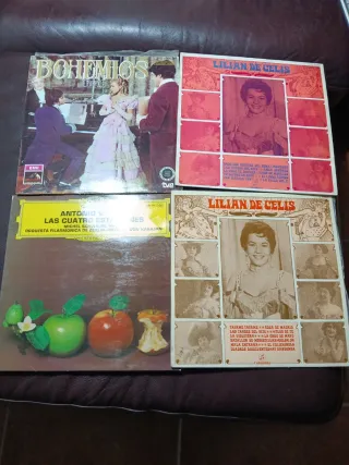 Lote 4 Vinilos Clásica/Flamenco/Musical