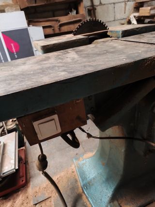 Mesa de carpintero: cepilladora, corte y fresadora