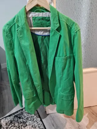 Americana verde hombre