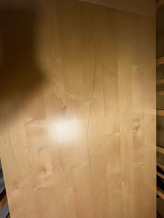 Mesa extensible comedor y 6 sillas madera IKEA