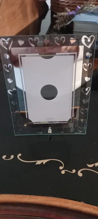 Cornice portafoto con cuori