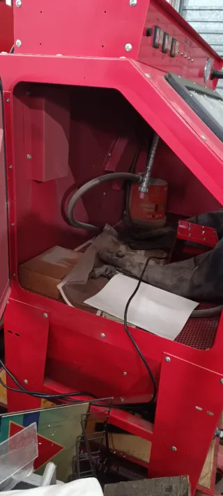 Máquina de chorrear arena