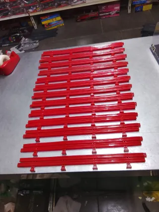 13 Vallas Scalextric Dobles pista Negra Antigua