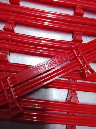 13 Vallas Scalextric Dobles pista Negra Antigua