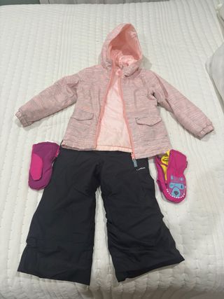 Conjunto Nieve niña 4 años