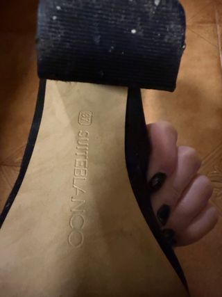 Zapatos de tacón negros talla 37