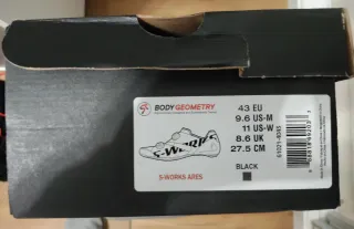 Zapatillas Specialized S-Works Ares Negras T- 43