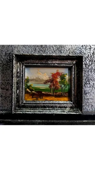 PAISAJE OLEO CUADRO ANTIQUE № 79