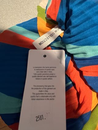 Blusa Italiana Colorida Tamanho Único