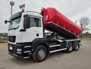 MAN TGS 33.440-CAMIONES GANCHOS PORTACONTENEDORES
