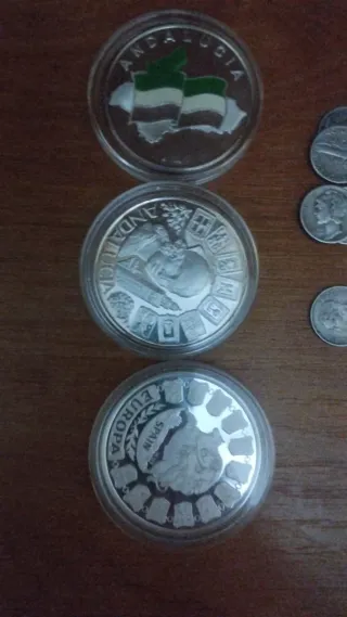Monedas de Plata de Andalucía y Europa