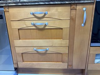 Muebles Cocina Madera Encimera Mármol