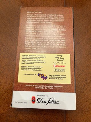 Colección VHS Museo del Prado Pintores Españoles