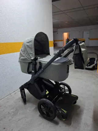 Carrello per bambini 3 pezzi e seggiolino per neonati