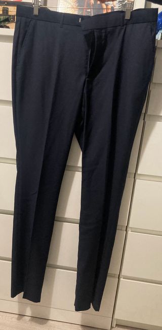 Traje de caballero azul marino