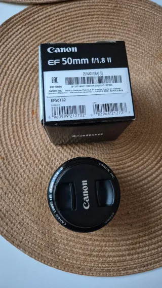 Objetivo Canon EF 50mm f/1.8 II